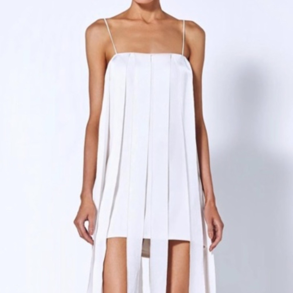Alexis White Collé Mini Dress